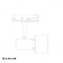 Raxon Studio 1F GU10 RX-PRO - Sort