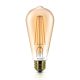 Philips LED Edison Filament Gold 7W (50W) Dæmpbar E27