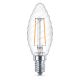 Philips LED Kerte snoet Filament 2W (25W) Varm hvid E14