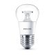 Philips LED Krone Klar 5,5W (40W) Varm hvid E27