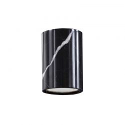 Terence Woodgate SOLID Cylinder Downlight - Nero Marquina marmor