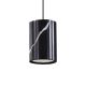 Terence Woodgate SOLID Cylinder Pendel - Nero Marquina marmor