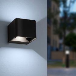Su & Giu LED W1 væglampe - Sort