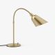 Arne Jacobsen Bellevue bordlampe AJ8 - Satinpoleret messing