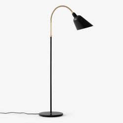 Arne Jacobsen Bellevue gulvlampe AJ7 - Sort/messing