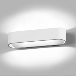 Light-Point Aura W2 væglampe - White