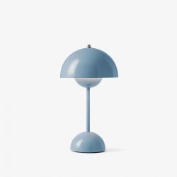 Flowerpot VP9 mini bordlampe m/batteri - Light Blue