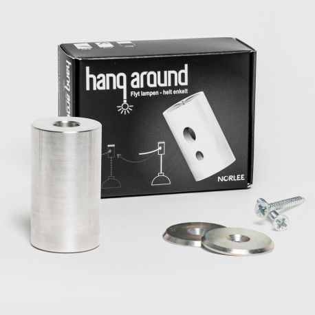 Hang around - Flytbart lampeophæng - Sølv
